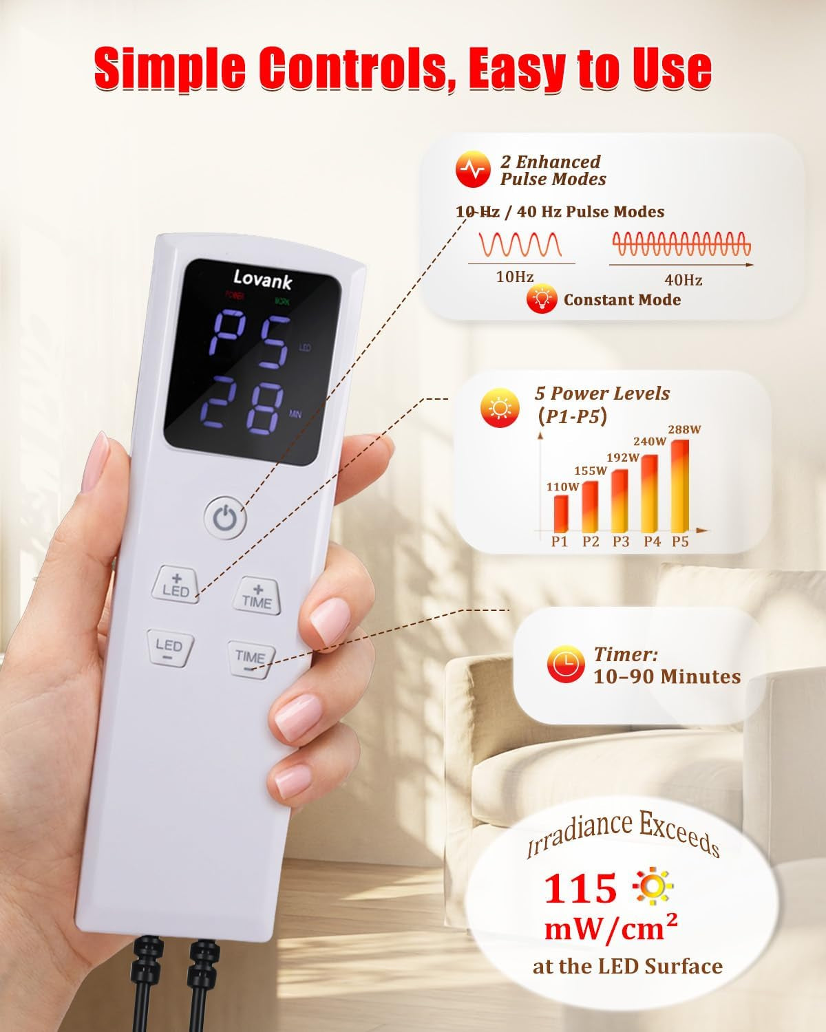 Red Light Therapy Mat for Full Body — 87.4"X33" Infrared Red Light Blanket with 2874 (660Nm & 850Nm) Leds for Home Use