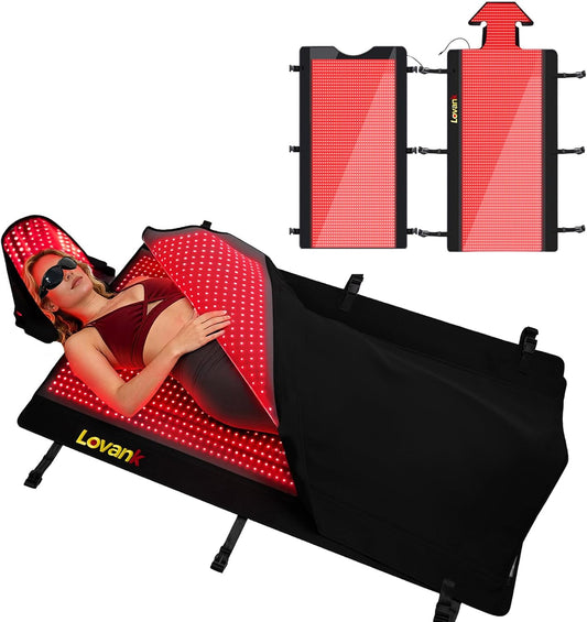 Red Light Therapy Mat for Full Body — 81"X33" Infrared Red Light Mat with 2,710 (660Nm & 850Nm) Leds for Home Use