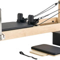 foldable Pilates Reformer, Pilates Workout Machine for Home Gym Studio Use