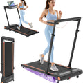 Foldable Walking Pad Treadmill for Home with Handle Bar
