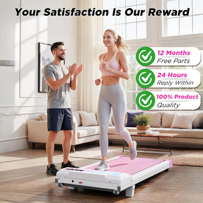 Walking Pad with Incline for Home & Office - under Desk Walking Pad Treadmill, Portable Walking Machine with Remote Control, LED Display, 300LBS Capacity, 2.5HP Quiet Motor