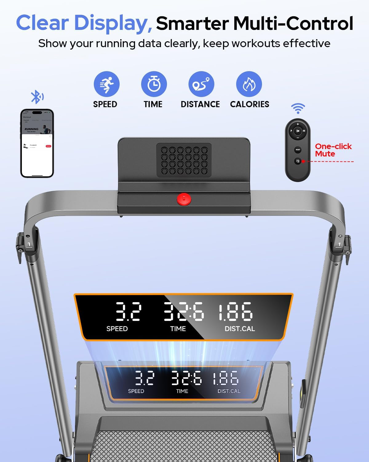 Treadmill Walking Pad with 12% Incline & Height Adjustable Handle Bar,  4 in 1 Walking Pad with Handle Bar, 350LBS Foldable Walking Pad Treadmill with Incline for Home, 3.5HP Small Treadmills