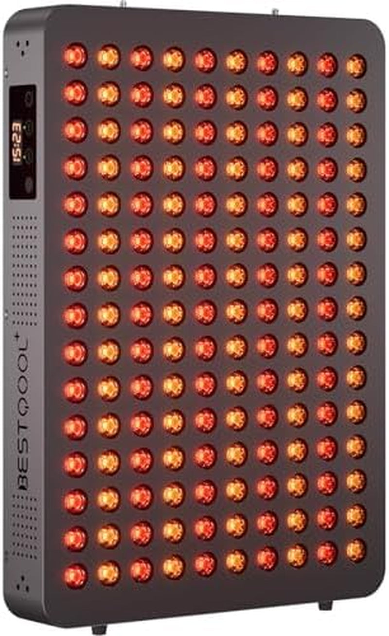 Red Light Therapy Device, 4 Wavelengths Full Body near Infrared Red Light Therapy for Face, Elite Grade Dual Chip 150 Leds, High Power Output Red Light Panel and Infrared Light Lamp. 250W.