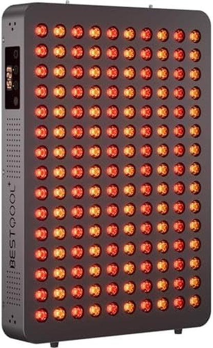 Red Light Therapy Device, 4 Wavelengths Full Body near Infrared Red Light Therapy for Face, Elite Grade Dual Chip 150 Leds, High Power Output Red Light Panel and Infrared Light Lamp. 250W.