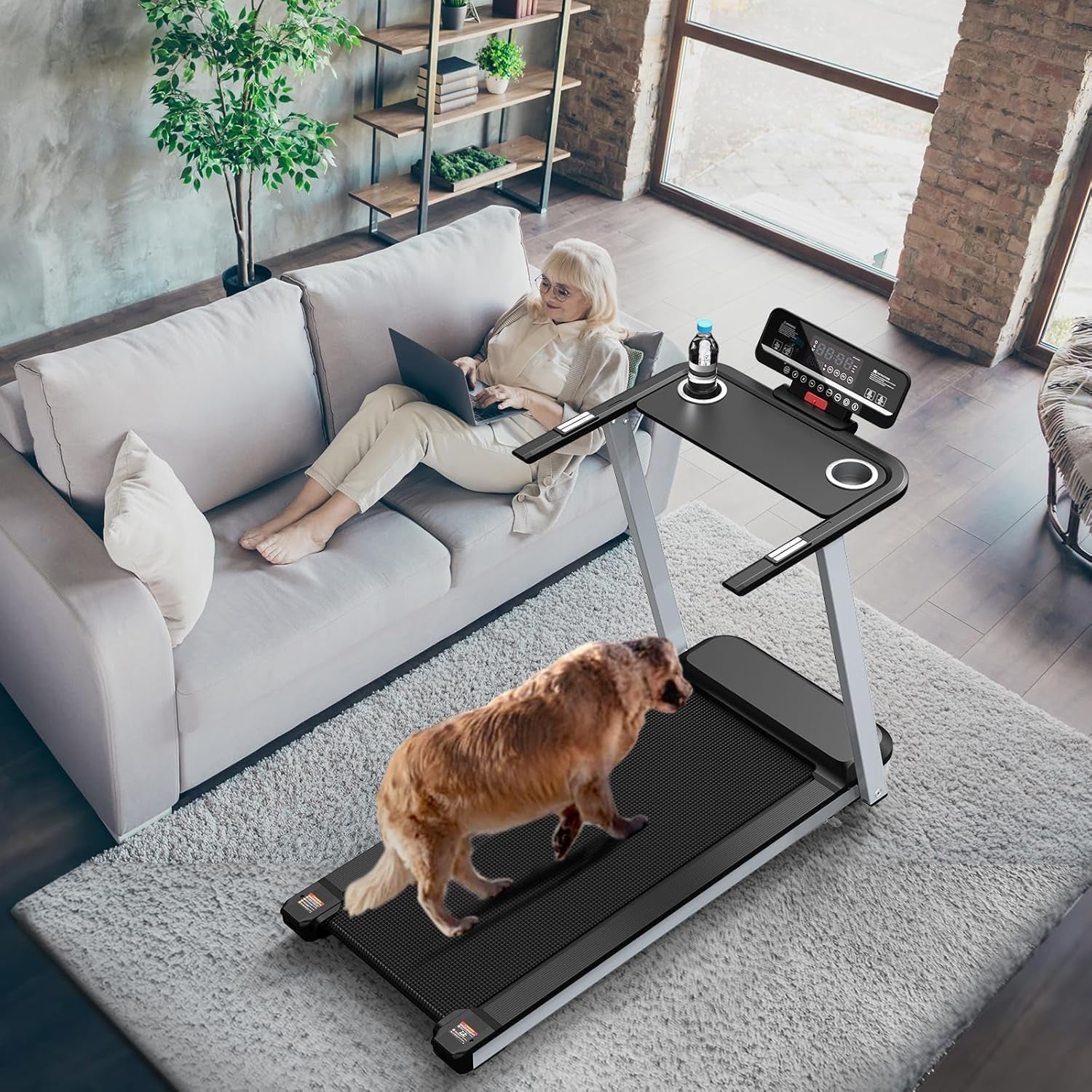 Premium Home Treadmill with Incline – Supports up to 265 Lbs, Adjustable Incline for Maximum Calorie Burn, High-Performance Treadmill for Fitness Enthusiasts – Elevate Your Workout