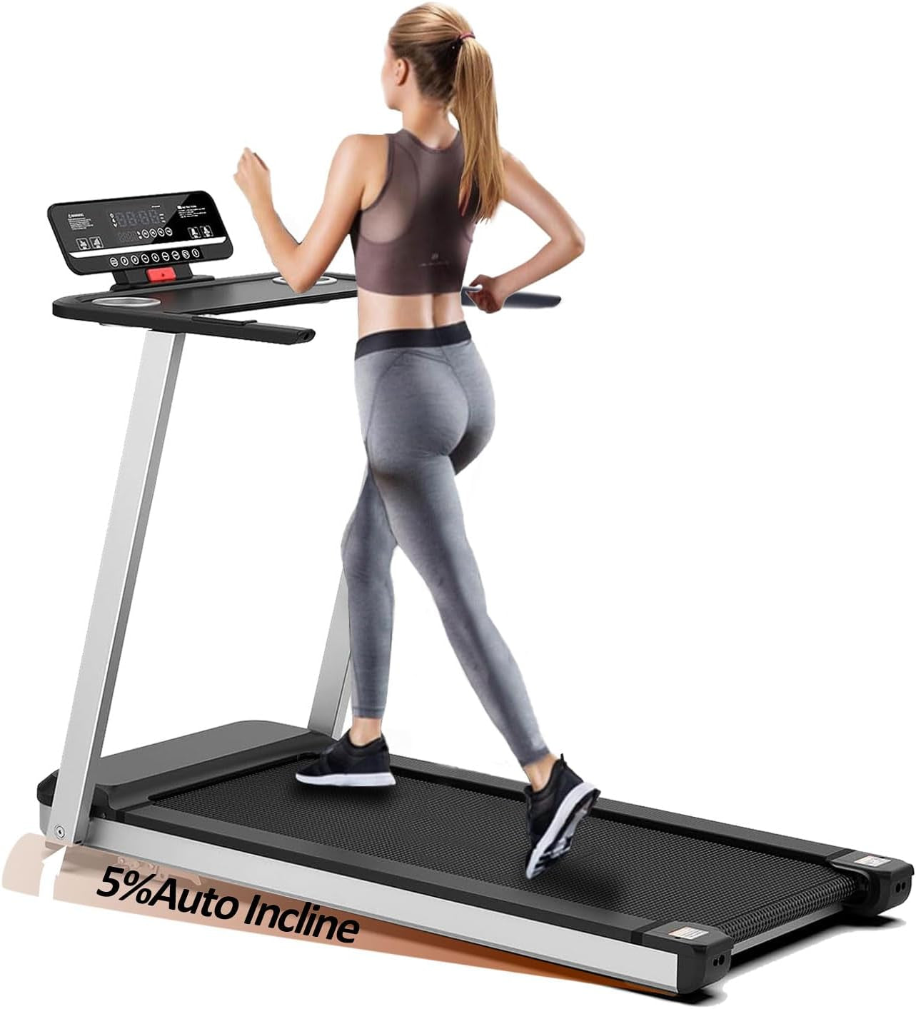Premium Home Treadmill with Incline – Supports up to 265 Lbs, Adjustable Incline for Maximum Calorie Burn, High-Performance Treadmill for Fitness Enthusiasts – Elevate Your Workout